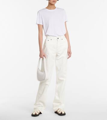 Schultertasche Half Moon aus Leder | The Row