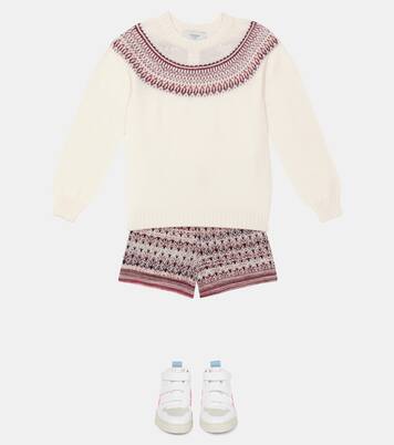 Intarsia wool-blend shorts | Paade Mode