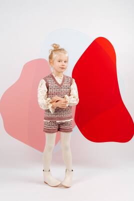 Intarsia wool-blend shorts | Paade Mode