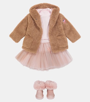 x Chiara Ferragni Kids Teddy jacket | Monnalisa