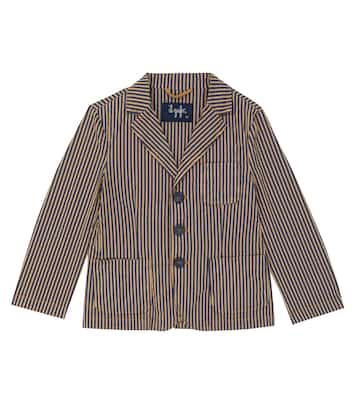 Striped cotton-blend blazer | Il Gufo