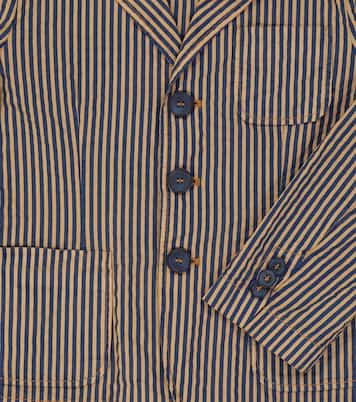 Striped cotton-blend blazer | Il Gufo