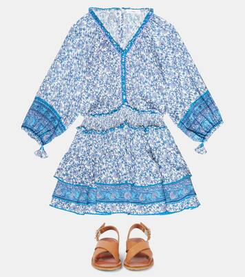 Robe Ariel à fleurs | Poupette St Barth Kids