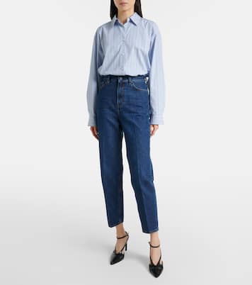 High-Rise Tapered Jeans | Toteme