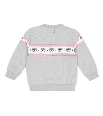 x Chiara Ferragni baby eye-motif jersey sweatshirt | Monnalisa
