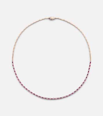 Collana in oro rosa 18kt con rubini | Suzanne Kalan