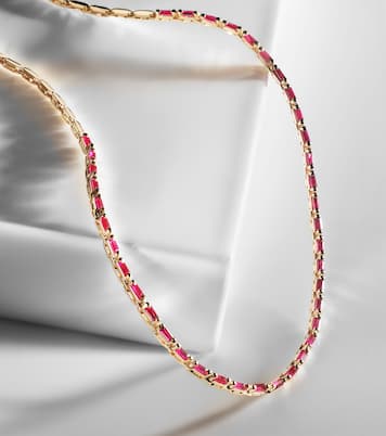 Collana in oro rosa 18kt con rubini | Suzanne Kalan