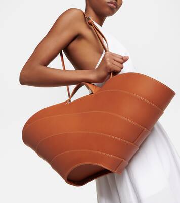 Khaima M号皮革托特包 | Alaïa