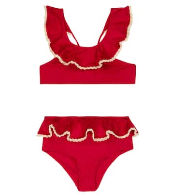 Tiggy ruffle-trimmed bikini | Zimmermann Kids