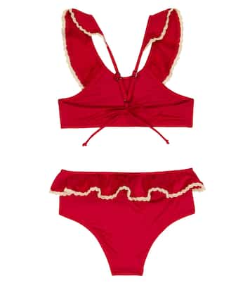 Tiggy ruffle-trimmed bikini | Zimmermann Kids