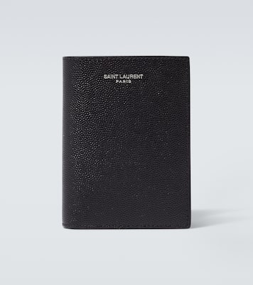 Logo leather wallet | Saint Laurent