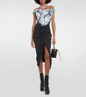 Bustier-Top Sunday aus Denim | Vivienne Westwood