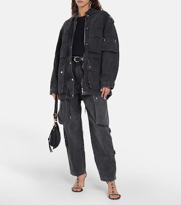 Pantalon cargo Elore en jean | Isabel Marant