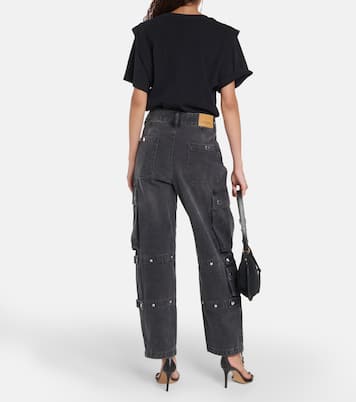 Pantalon cargo Elore en jean | Isabel Marant