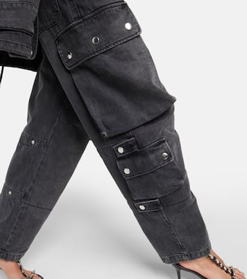Pantalon cargo Elore en jean | Isabel Marant