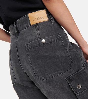 Pantalon cargo Elore en jean | Isabel Marant