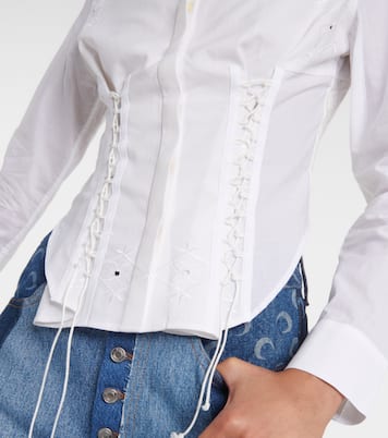 Besticktes Hemd aus Baumwolle | Marine Serre