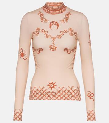 Top Second Skin aus Jersey | Marine Serre