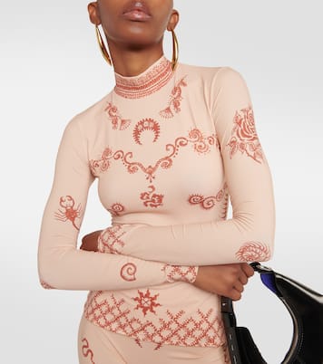 Top Second Skin aus Jersey | Marine Serre