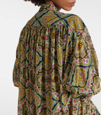 Robe chemise imprimée en coton | Etro