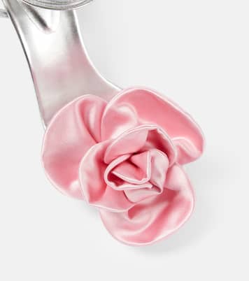 Verzierte Sandalen aus Metallic-Leder | Magda Butrym