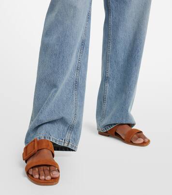 Titubaflat suede sandals | Manolo Blahnik