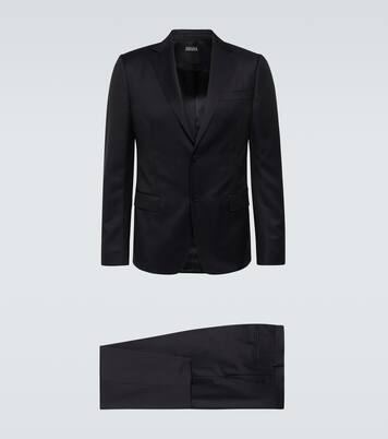 Wool and mohair canvas suit | Zegna