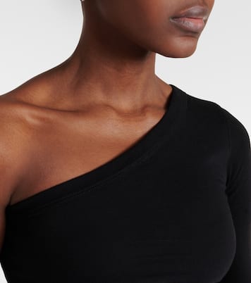 Ziggy one-shoulder cotton crop top  | Rick Owens