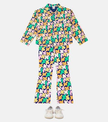 Pantalones Flower de mezcla de algodón | Jellymallow