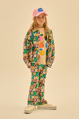 Pantalones Flower de mezcla de algodón | Jellymallow