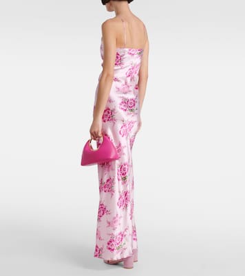 Robe longue en soie à fleurs | Rodarte