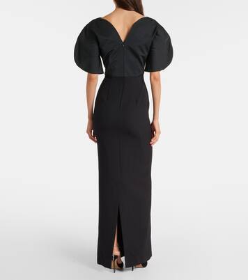 Robe longue Karla en crêpe | Safiyaa