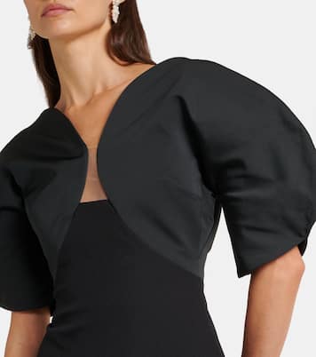 Robe longue Karla en crêpe | Safiyaa