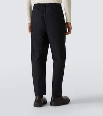 Cotton barrel-leg pants | Jil Sander