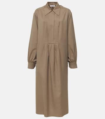 Hemdblusenkleid aus Wolle | Jil Sander
