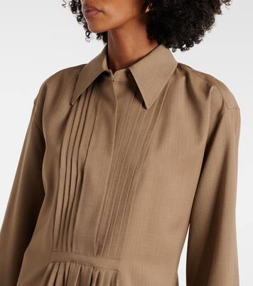 Hemdblusenkleid aus Wolle | Jil Sander