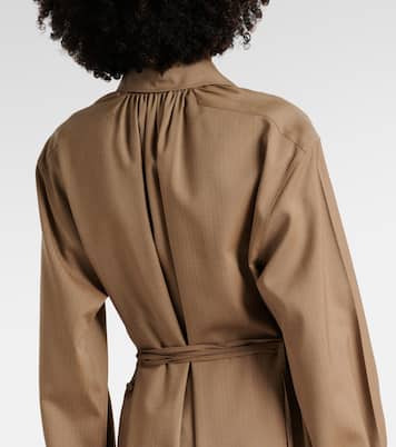 Hemdblusenkleid aus Wolle | Jil Sander