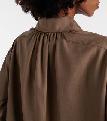 Hemdblusenkleid aus Wolle | Jil Sander