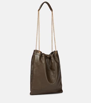 Jamie Pochon leather bucket bag | Saint Laurent