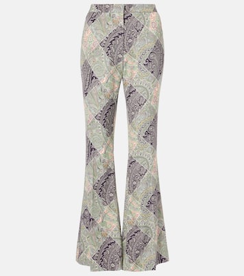 Pantalones flared de tiro alto | Etro
