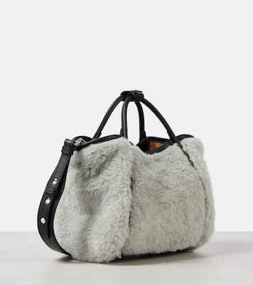 Tote Bag Marine Small mit Leder | Max Mara