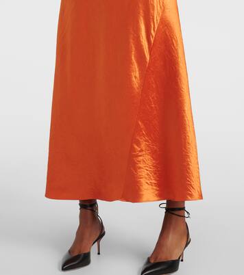 Robe longue Elogio en satin | Max Mara