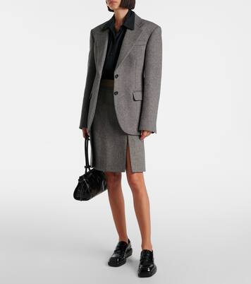 Blazer Gel aus einem Wollgemisch | Sportmax