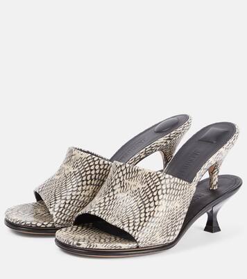 Pantoletten Doubles aus Leder | Jacquemus