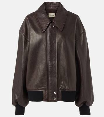 Shelman leather blouson | Khaite