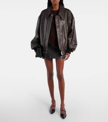 Shelman leather blouson | Khaite