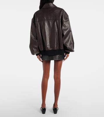 Shelman leather blouson | Khaite
