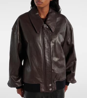 Shelman leather blouson | Khaite