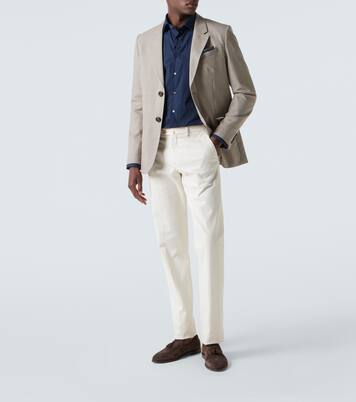 Hemd aus Baumwollpopeline | Canali