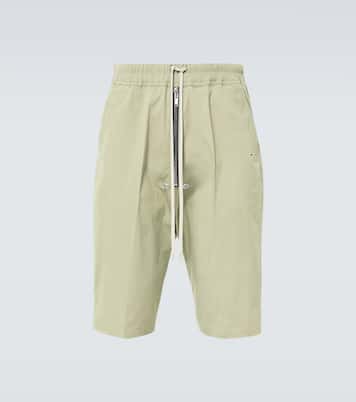 Bela Pods cotton-blend poplin Bermuda shorts | Rick Owens